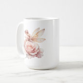 Een Mopshond Roze Mok (Voorkant links)