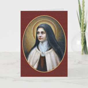 EEN MORGENGEBED DOOR ST. THERESE WORDT GESCHREVEN KAART