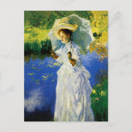 Een morning Walk Briefkaart (Voorkant)