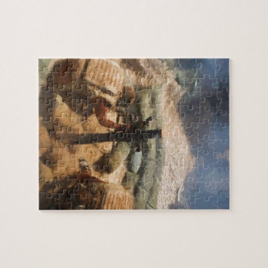 Een Mortar ontsteken Legpuzzel (Horizontaal)