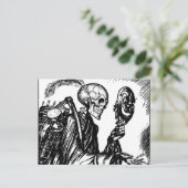 Een morte chama briefkaart (Staand voorkant)
