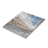 Een moskee in Abu Dhabi Tegeltje (Zijkant)