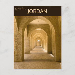 Een moskee in Mu'tah Jordanië Briefkaart