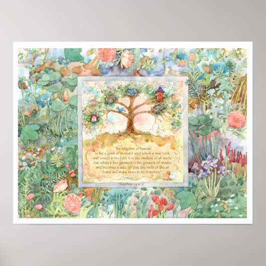 Een mosterd Zaad Faith Poster (Voorkant)