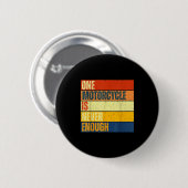 Één motor is nooit genoeg ronde button 5,7 cm (Voorkant /achterkant)