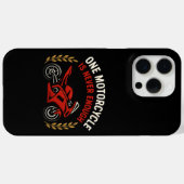 Eén motor nooit genoeg Motorverslaving Case-Mate iPhone Case (Achterkant (horizontaal))