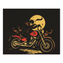 een motorposter