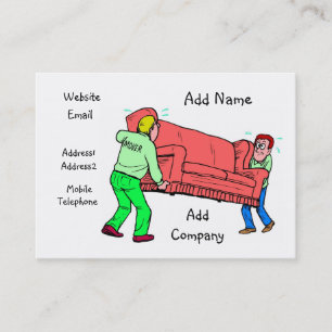 Een Mover Business/Profile Card Visitekaartje