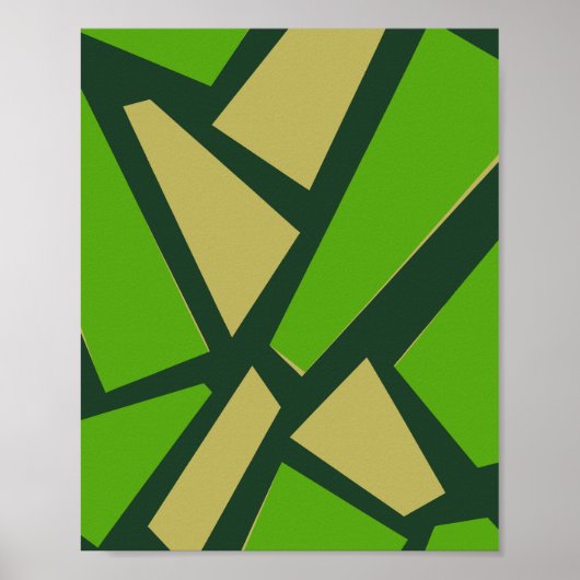 Een mozaïek van gestructureerde chaos poster (Voorkant)