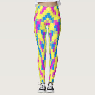 Een mozaïekpatroon "Ratti_Creative_Arts" Leggings
