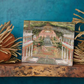 Een Mughal prinses in haar tuin (gouache op papier Fotoplaat (Zijkant)