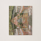Een Mughal prinses in haar tuin (gouache op papier Legpuzzel (Verticaal)