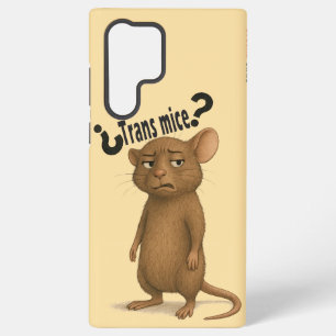 Een muis verward door een domme uitspraak samsung galaxy hoesje