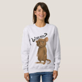 Een muis verward door een domme uitspraak trui (Voorkant volledig)