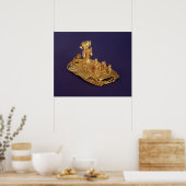 Een muisca votive figuurtje poster (Keuken)