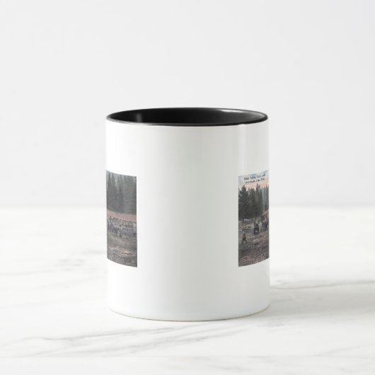 Een Mule Team in Camp Lewis Mok (Midden)