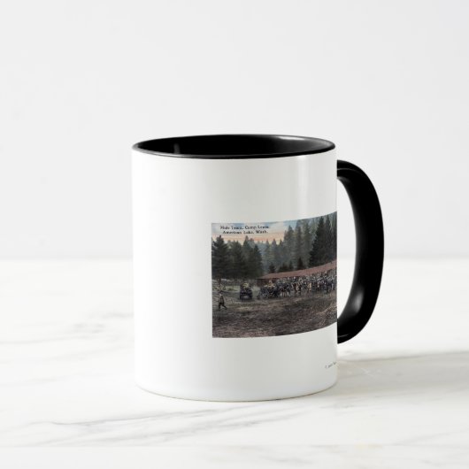 Een Mule Team in Camp Lewis Mok (Voorkant rechts)