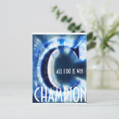 Een multifunctionele CHAMPION T-Shirt Briefkaart (Staand voorkant)