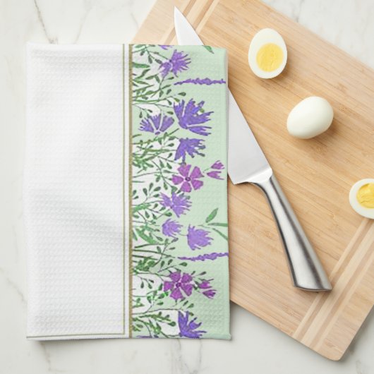 "Een Munt van Lavendel" Keukenhanddoek (Quarter Fold)