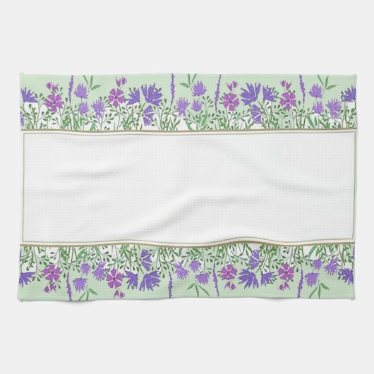 "Een Munt van Lavendel" Keukenhanddoek (Horizontaal)