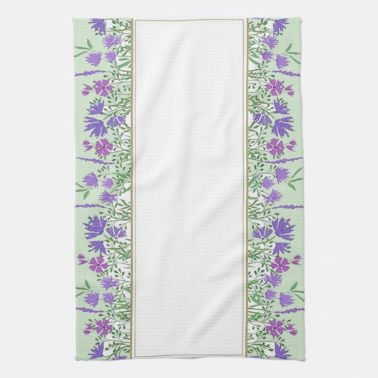 "Een Munt van Lavendel" Keukenhanddoek (Verticaal)