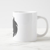 Een muntstuk naar een witcher gooien grote koffiekop (Rechts)