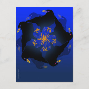 EEN MURDER VAN KROEIEN BRIEFKAART