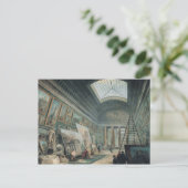 Een museumgalerij met antieke Romeinse kunst Briefkaart (Staand voorkant)