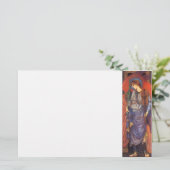 Een Musical Angel Briefpapier (Staand voorkant)