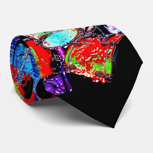 Een Musical Drummer Solo!  Een geweldig Stropdas! Stropdas (Opgerold)