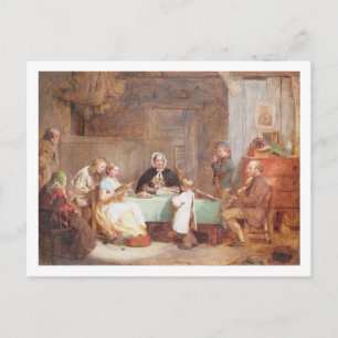 Een Musical Evening (olie op canvas) 2 Briefkaart