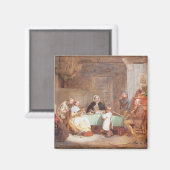Een Musical Evening (olie op canvas) 2 Magneet (Voorkant / Achterkant)