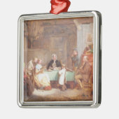 Een Musical Evening (olie op canvas) 2 Metalen Ornament (Links)