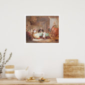 Een Musical Evening (olie op canvas) 2 Poster (Keuken)