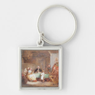Een Musical Evening (olie op canvas) 2 Sleutelhanger