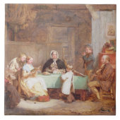 Een Musical Evening (olie op canvas) 2 Tegeltje (Voorkant)