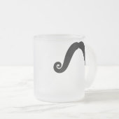 Een Mustache Coffee Mok Mustache Face kweken (Voorkant rechts)
