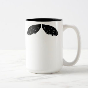 Een Mustache Coffee Mok Mustache Face kweken