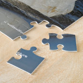 Een Mute Swan-aanpak Legpuzzel (Zijkant)