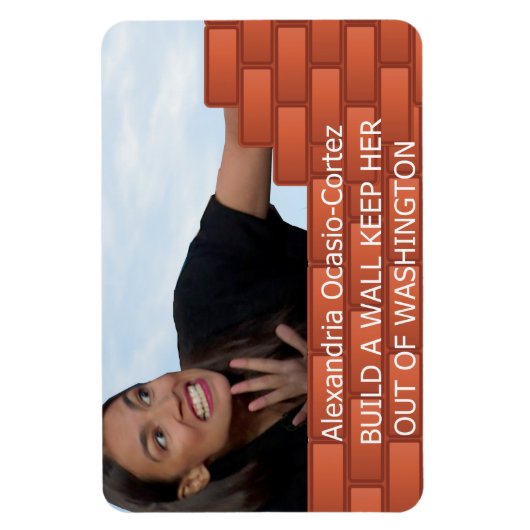 EEN MUUR BOUWEN MAGNEET (Verticaal)