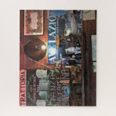 Een muur in een Trattoria langs Via Appia Antica Legpuzzel (Verticaal)