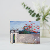 Een muur Nassau Winslow Homer Briefkaart (Staand voorkant)