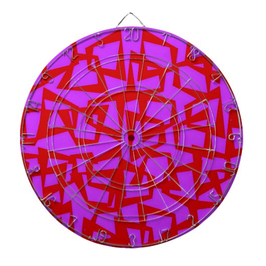 Een muur van kwart-eeuw modernisme dartbord (Voorkant)