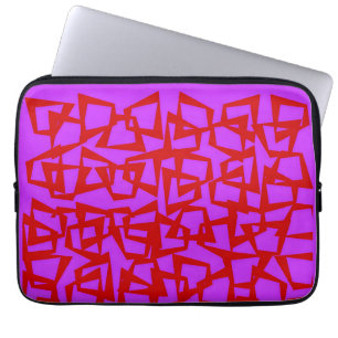 Een muur van kwart-eeuw modernisme laptop sleeve