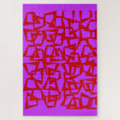 Een muur van kwart-eeuw modernisme legpuzzel (Verticaal)