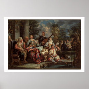 Een muziekinterlude op een patiënt (paar met 59639 poster