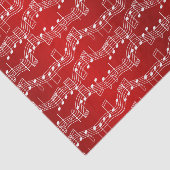 Een muziekkerst tissuepapier (Detail)