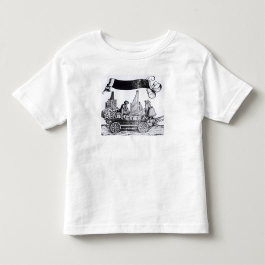 Een muziekvervoer kinder shirts (Voorkant)