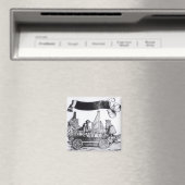 Een muziekvervoer magneet (Insitu (Vaatwasser))