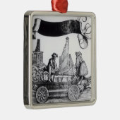 Een muziekvervoer metalen ornament (Rechts)